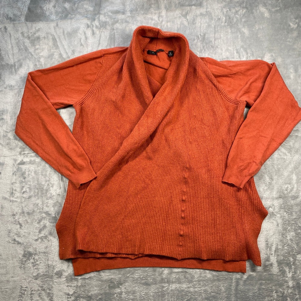 Cyrus Rust Orange Women's Cardigan Sweater